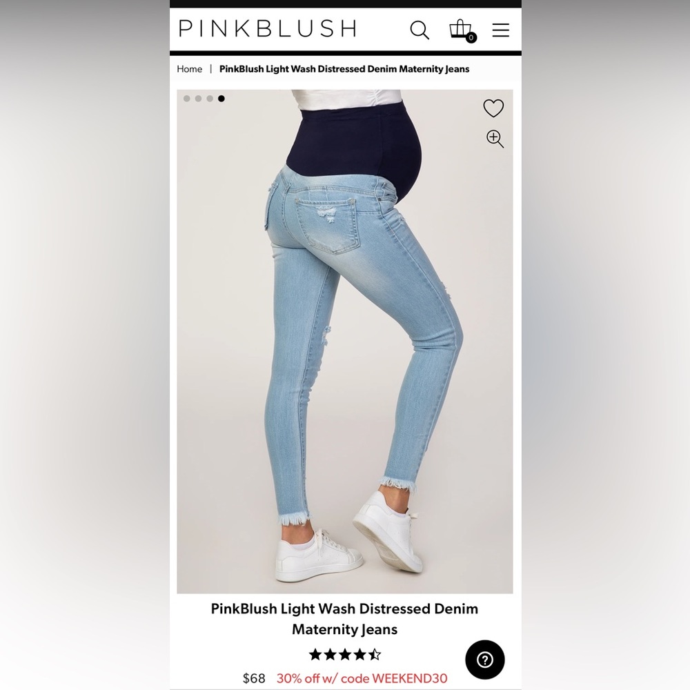 Pinkblush Maternity Jeans